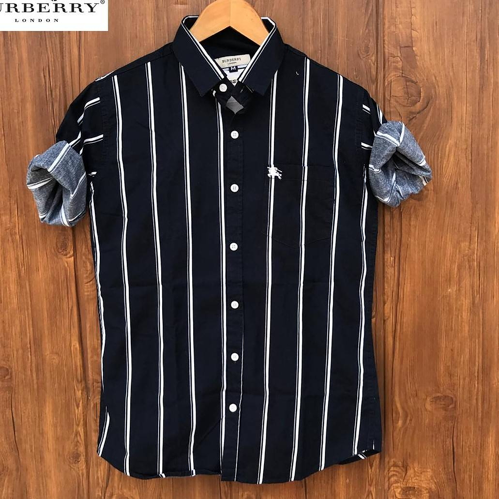 blueberry burberry button up